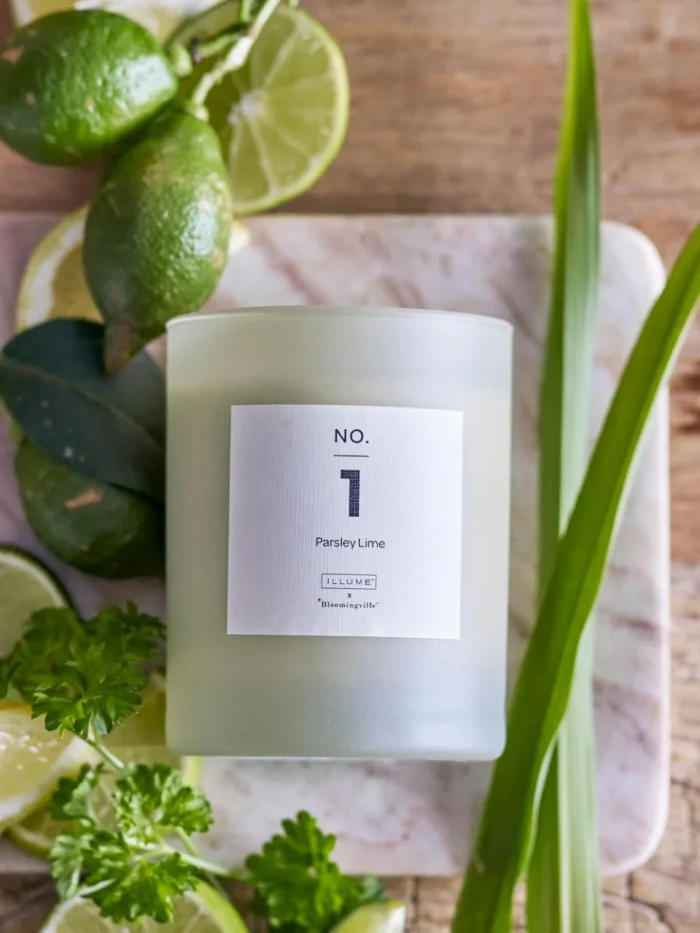 NO. 1 - Parsley Lime Duftlys, Grøn, Naturlig Voks - Image 2