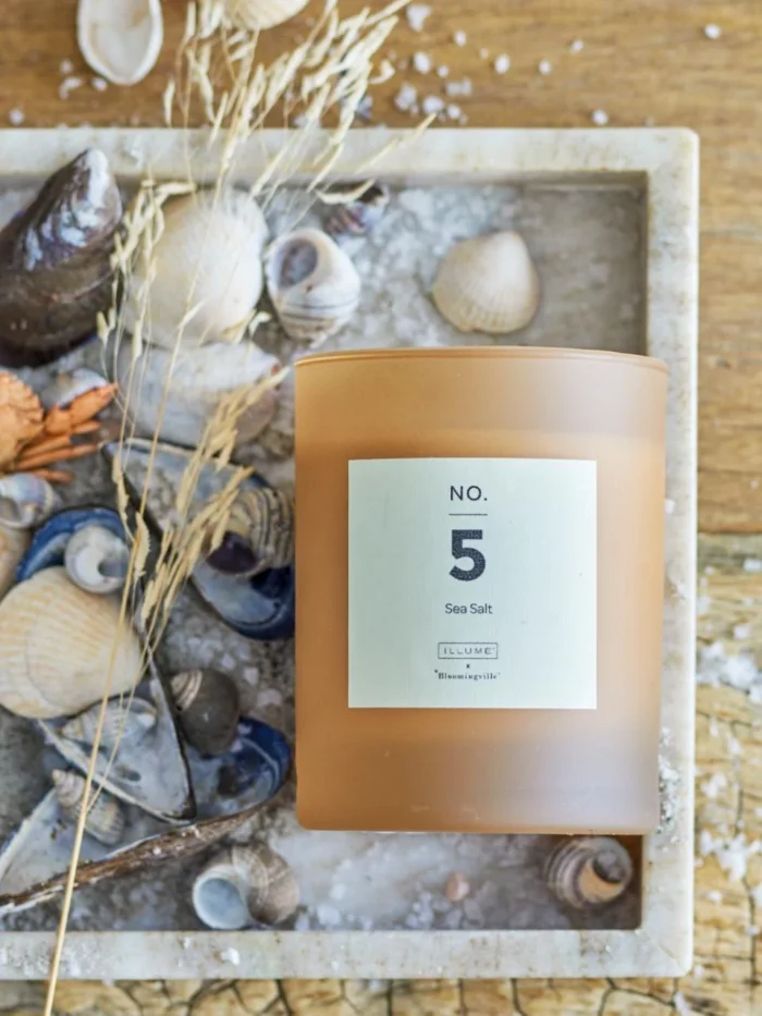 NO. 5 - Sea Salt Duftlys, Brun, Naturlig Voks - Image 2