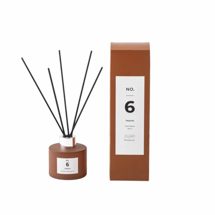 NO. 6 - Sequoia Duftpinde, Brun, Duftevand