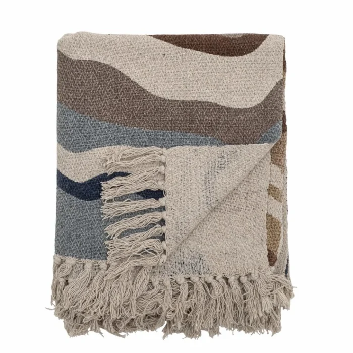 Stephania Plaid, Brun, Genanvendt Bomuld