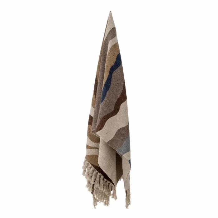 Stephania Plaid, Brun, Genanvendt Bomuld - Image 4